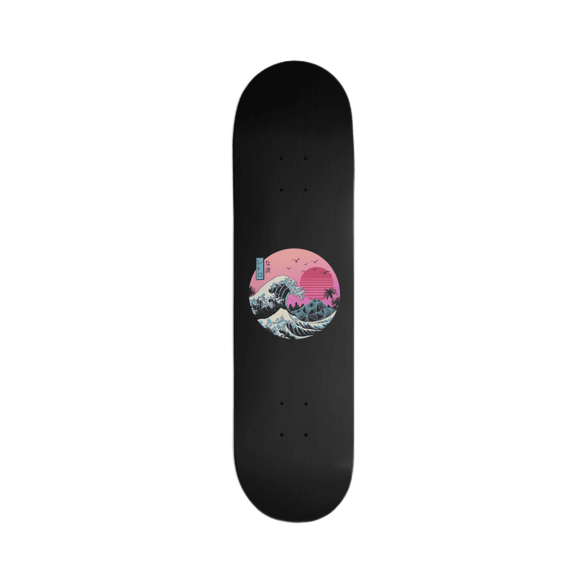 Skateboard deck of Yurii Korotun, professional street skateboarding athlete